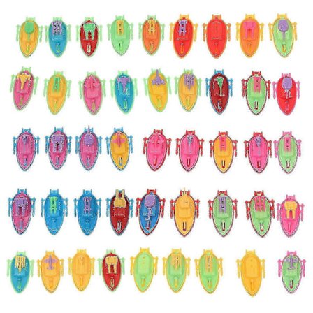 50 stk. Barnebåter Modeller Båter Leker Plastbåter Leketøy for barn