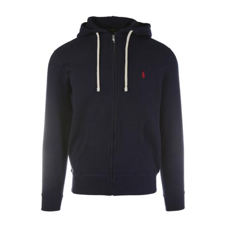 Polo Ralph Lauren, Embroidered Logo Drawstring Hoodie Blauw, Heren, Maat:S