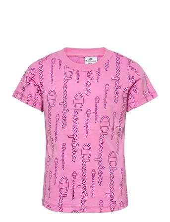 Crewneck T-Shirt Pink Champion