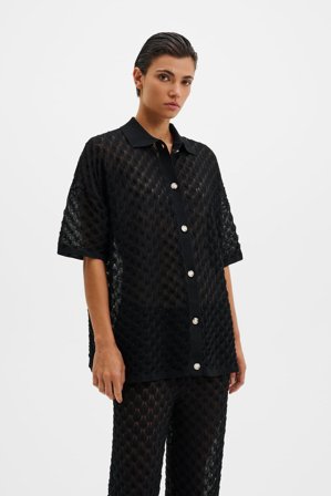 Malina - Moa shirt - S - Black