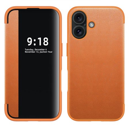 iPhone 16 Fodral - Smart Fönster & Fullt Skydd