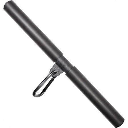 Rak Stång Triceps Biceps Dragstång med Mjuka Handtag och Karbinhake