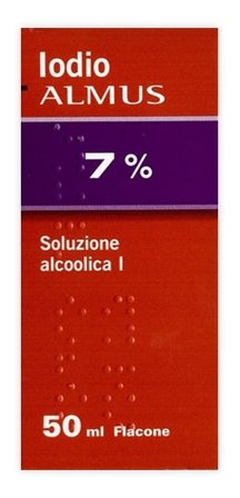 Iodio Almus 7%/5% Soluzione Cutanea Alcoolica 1 Flacone 25 ml
