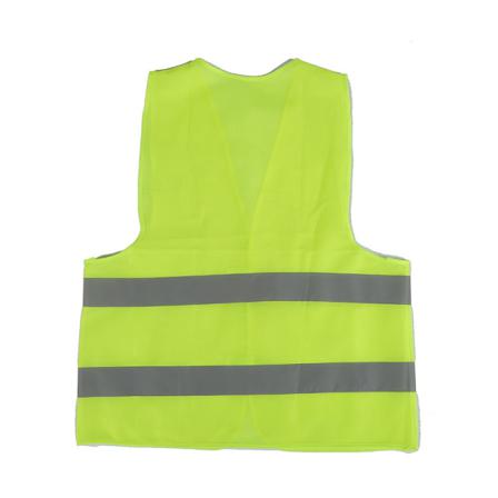 Reflekterande Säkerhetsväst Fluorescerande Grön Skrynkelfri Tvättbar