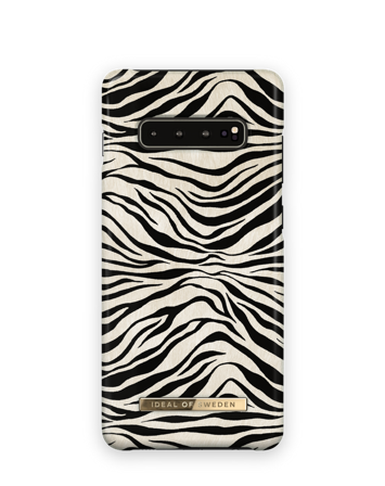 Unisex Hülle, Galaxy S10+ Zafari Zebra Handyhülle