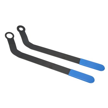 2PCS Serpentine Remskiveverktygssats Kolstål 11 6 210 Ersättning för N12N14 N16 och N18 Bensinmotorer 2007 och framåt