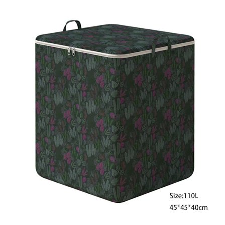 Peittojen säilytyslaukku Vaatteiden säilytyslaatikko VIHREÄ 45X45X40CM