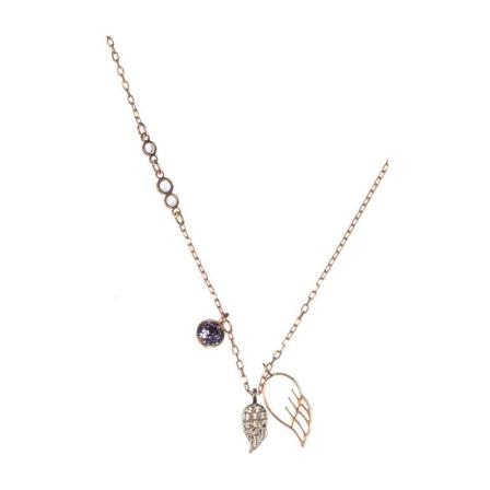 Swarovski - Halsband - Lila - Dam - Storlek: One Size, Dam, Storlek: ONE SIZE