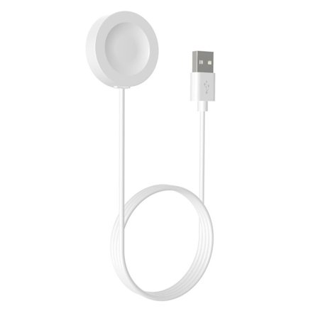 Trådløs lader USB-kabeldokking HVIT