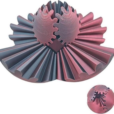 3D-tulostusvaihteisto pallo pyörivä pallo sormenpään lelut vaihde pallo vaihde pallo suosittuja sormenpään lelut stressipallo 8 cm