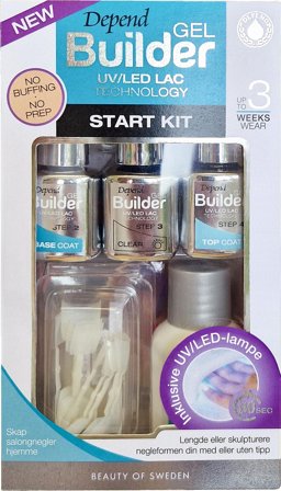 Depend Gel Builder Startkit NO/DK, Makeup, Gelénegle, Gellak Startsæt