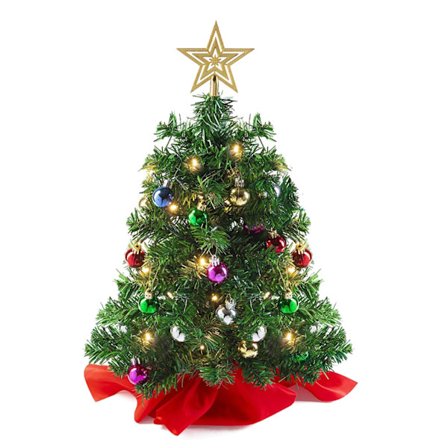 Christmas Decorations for Table, LED Lighted Christmas Tree, Perfect Gift Idea for Friends and Family