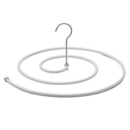 Kuivausteline - Valkoinen tilaa säästävä monitoiminen spiraalikuivain