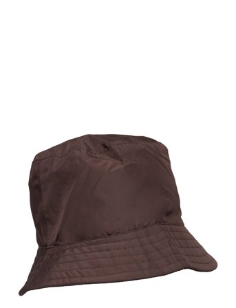 Rain Bucket Hat Accessories Headwear Bucket Hats Brun Becksöndergaard*Betinget Tilbud