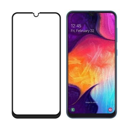 Samsung Galaxy A40 Heltäckande Härdat Glas Transparent