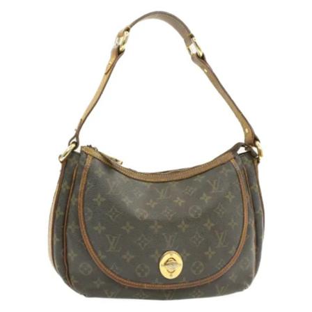 Louis Vuitton Vintage, Pre-owned Shoulder Bags Bruin, Dames, Maat:ONE Size,Canvas