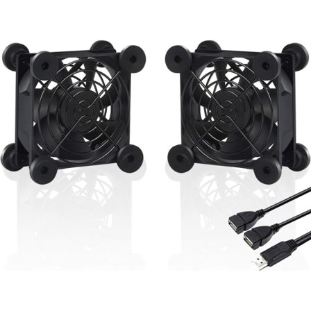 TG 80 mm USB-drevet vifte Stille datakjøling 5v viftekompatibel