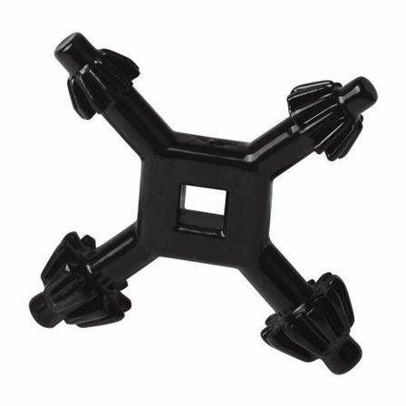 4 I 1 Multifunktion Chuck Nøgle Bor Boring Holder Skruenøgle Ratchet Socket Ring Grip Stjerne nøgle