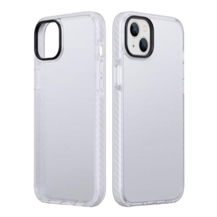 iPhone 15 Plus Stöttåligt TPU Mobilskal - Vit White