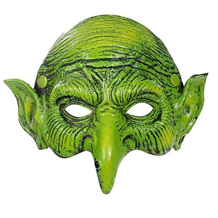 Halloween Witch Mask Half Face Pu Cosplay Party Masker