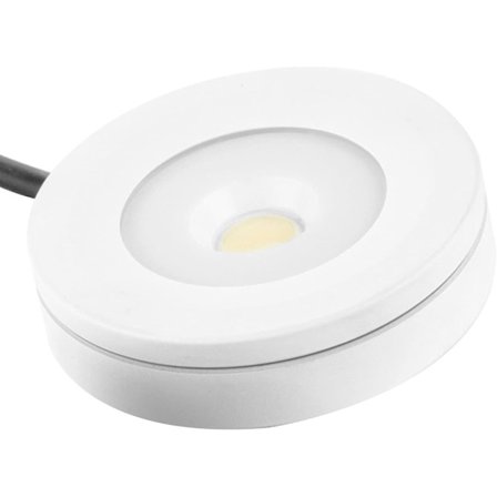 LED-armatur för skåp, badrum och veranda, 3W COB dimbar IP65 vattentät, ytmonterad aluminiumtakspot för display, hall, garderob