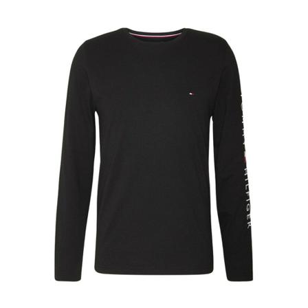 Tommy Hilfiger - Långärmade T-shirts - Svart - Herr - Storlek: S, Herr, Storlek: S