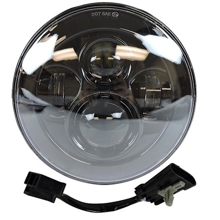 7 tuuman LED-ajovalot + 4,5 tuuman sumuvalot 7 tuuman kiinnitysrenkaalla Harley Touring Electra Glide Road King Street Glide -malleihin