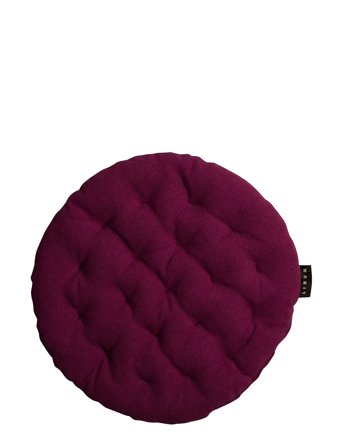 LINUM Pepper Seat Cushion - Burgundy - Ø 37 CM