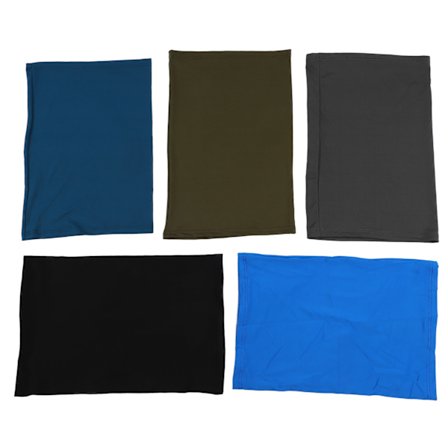 5 stk. solbeskyttende ansigts tørklæde is touch følelse vindtæt åndbar UV beskyttelse udendørs hals ansigts dækning