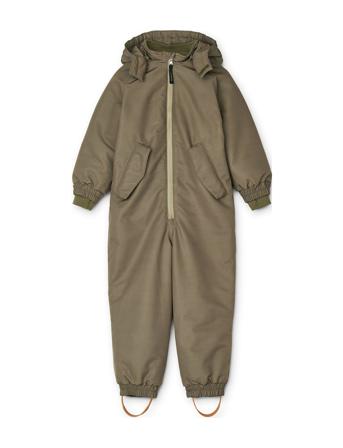 Sne Snowsuit Outerwear Coveralls Snow/ski Coveralls & Sets Khaki Green Liewood