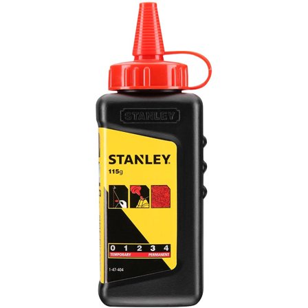 STANLEY 1-47-804 Krita 225 g Röd, Mått & vattenpass