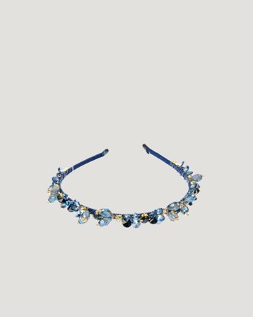Dark Department Crystal Hair Band Niebieski Akcesoria Dziewczyna - Kids Brand Store