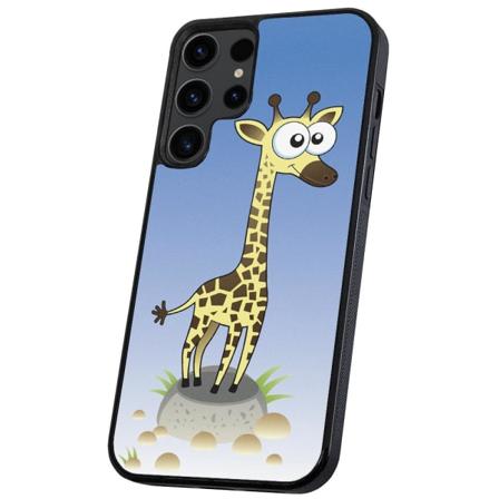 Samsung Galaxy S22 Ultra - Deksel/Mobildeksel Tegnet Giraff Multicolor