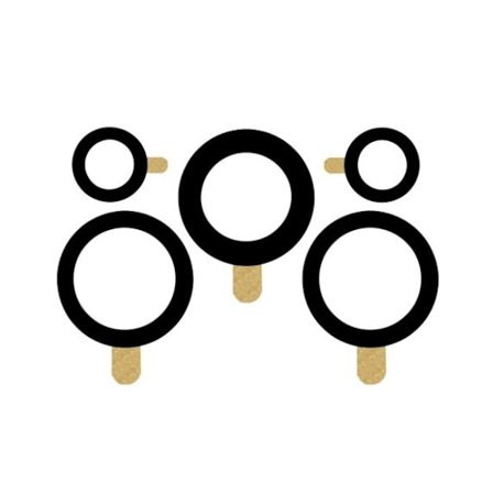 Samsung Galaxy A52s Kameralins med tejp Original