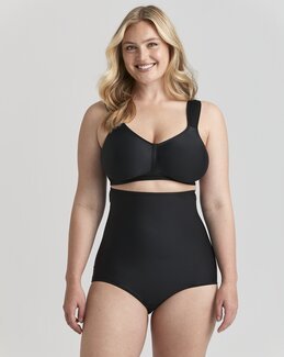 Trosa med hög midja Cool Sensation Svart - 40 - Miss Mary