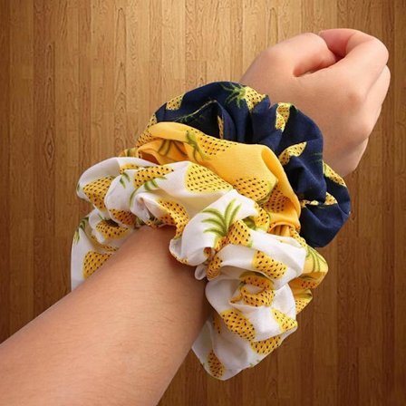 3 Pc Women Scrunchie Girls Hair Tie Lady Scrunchies Ponytail Hair Female Holder