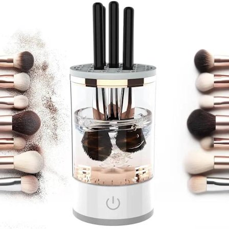 Makeup Brush Cleaner, Elektrisk Borstrengörare, Torr Makeup Brush Cleaner, Automatisk och Portabel USB Makeup Brush Cleaner