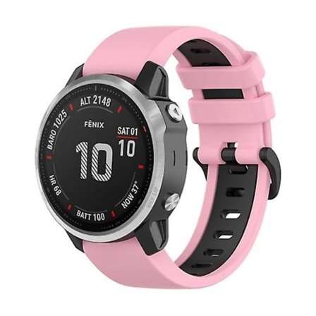 För Garmin Fenix ​​6s Pro 22mm Silicone Sports Watch LJT