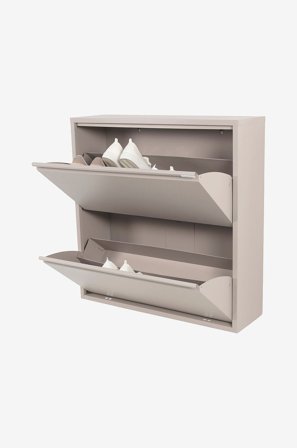 Spinder Design - Skoskab Billy 2 - Beige - Skoskabe - Fra Homeroom