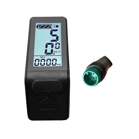 Ebike LCD Display Mini Meter KT-LCD4 Display Vandtæt Stik Til KT Controller Elcykel Ombygningssæt (FMY)