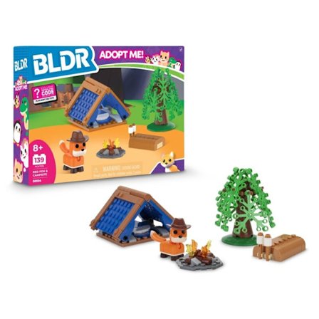 BLDR Adopt Me! Byggset Litet Red Fox & Campsite