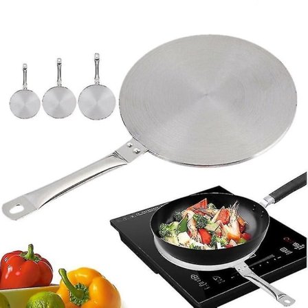 Värmefördelare Platta Induktionshäll Konverter Värmefördelare Gasspis Platt panna 24cm