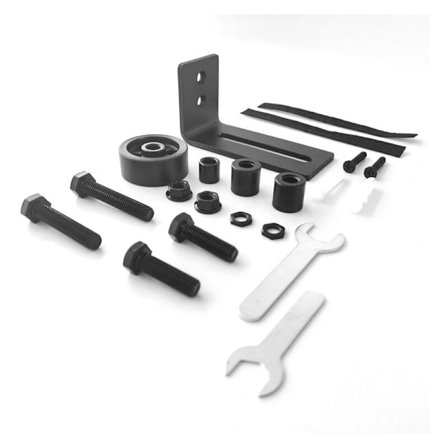 Skydedørsgulvguide, 8 i 1 ladegulvguide, justerbar rullebundguide til skydedøre