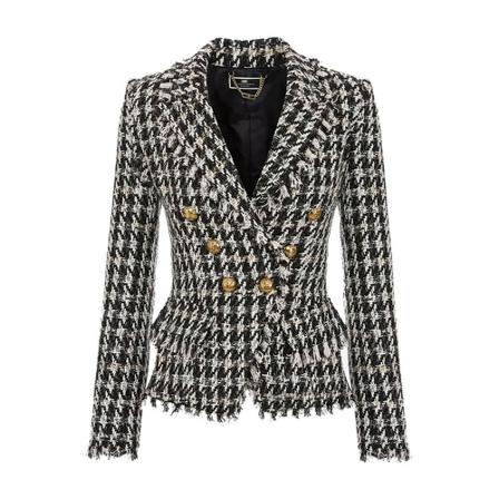Elisabetta Franchi Jas , Zwart , Dames , Maat: XS