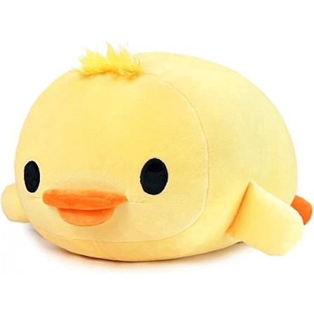 Giant Duck Plush Pillow 16 Inch Yellow Duck Plush Animal Extra stor kudde, bekväm och andas, gör inte ont i huden.