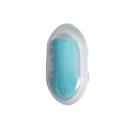 4-pak Hundetandbørste Kæledyrs Finger Tandbørste Tandrensning multifarve