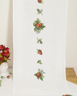 Stickpackung Erdbeeren - Läufer - Duftin