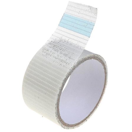 5m x 3,5cm Leijan Korjausnauha Läpinäkyvä Vedenpitävä Ripstop DIY Markiisi Teippi