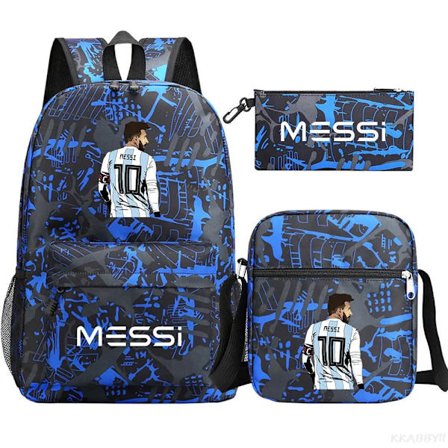 Fodbold Messi rygsæk 3 dele