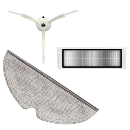 Hepafilter, Sidoborste, All Area Moppduk för S5 Max S6 Maxv S50 S51 Robotdammsugare Delar